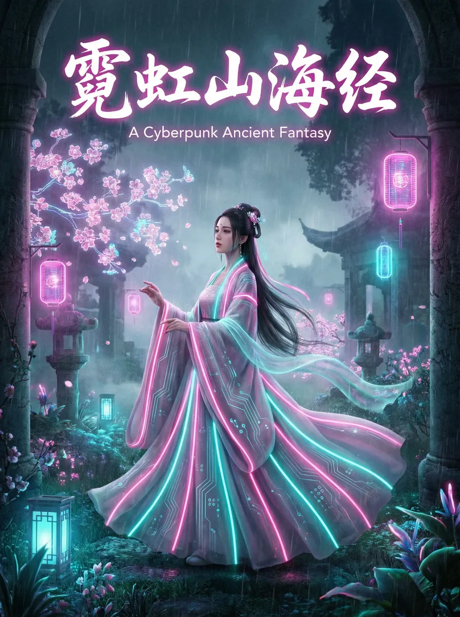 闪点行动1 古风奇缘短剧 - 霓虹山海经海报